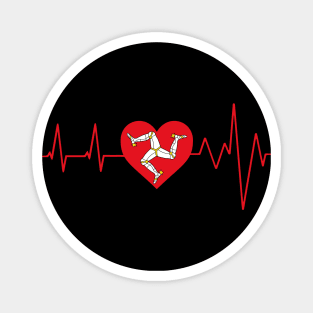 Isle of Man Heartbeat Magnet